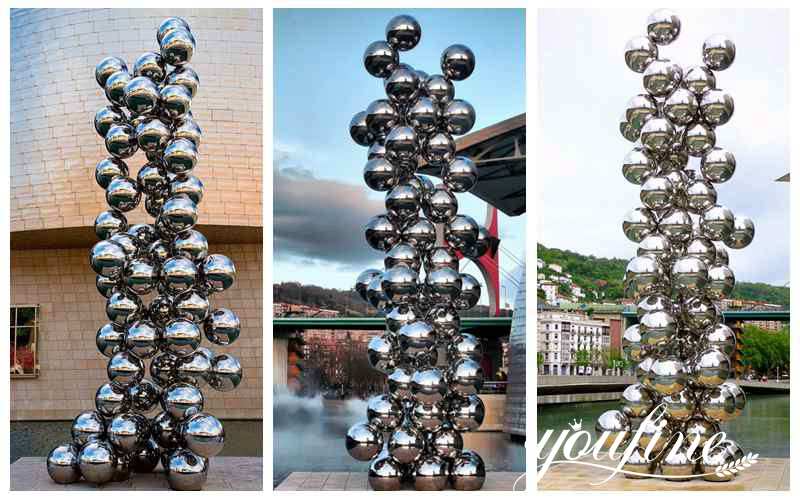 Outdoor Stainless Steel Ball Sculptures