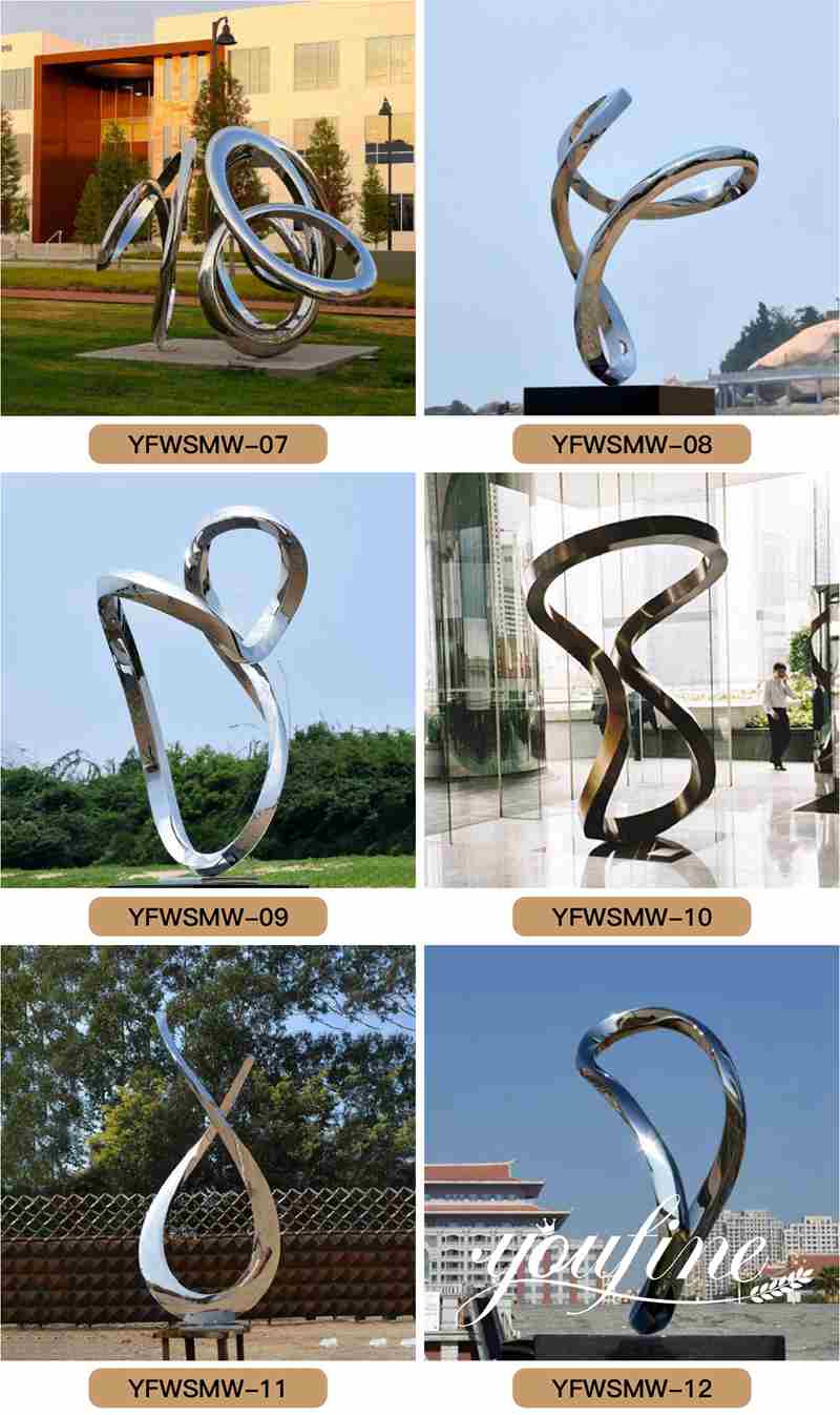 abstract metal sculpture