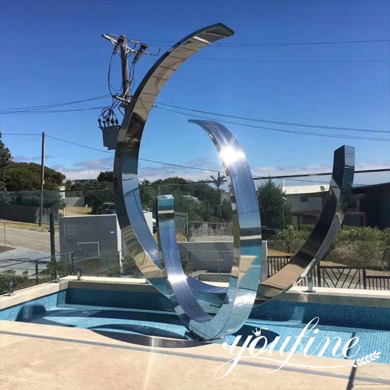 metal Fountain sculpture