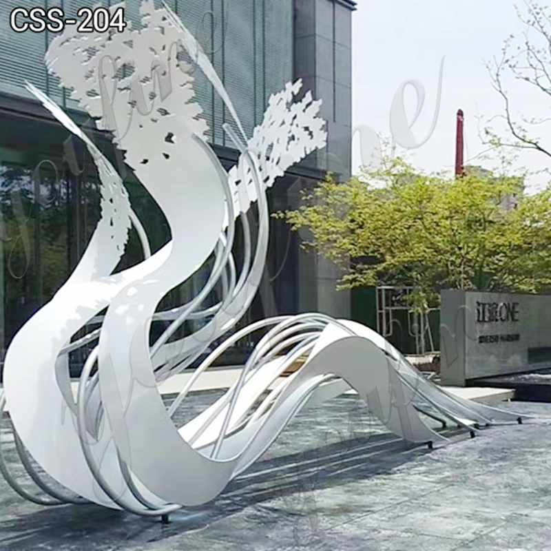 abstract metal sculpture