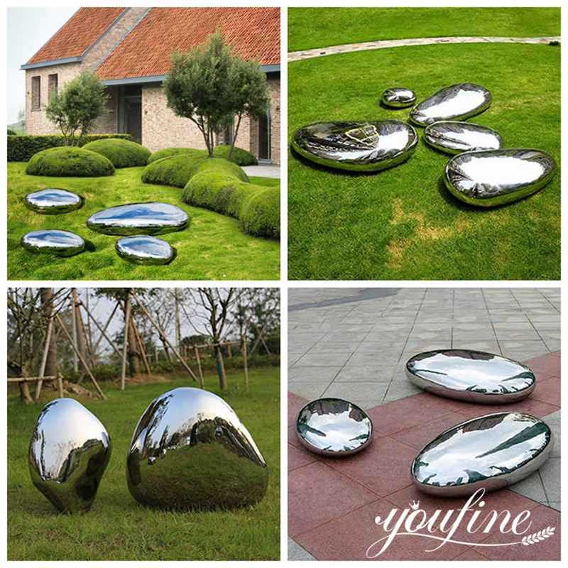 metal-cobblestone-sculpture