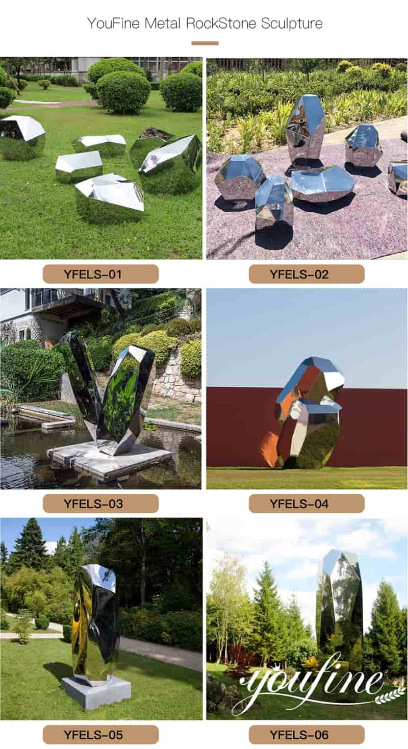 stainless steel sculpture for garden