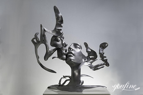 abstract metal sculptures